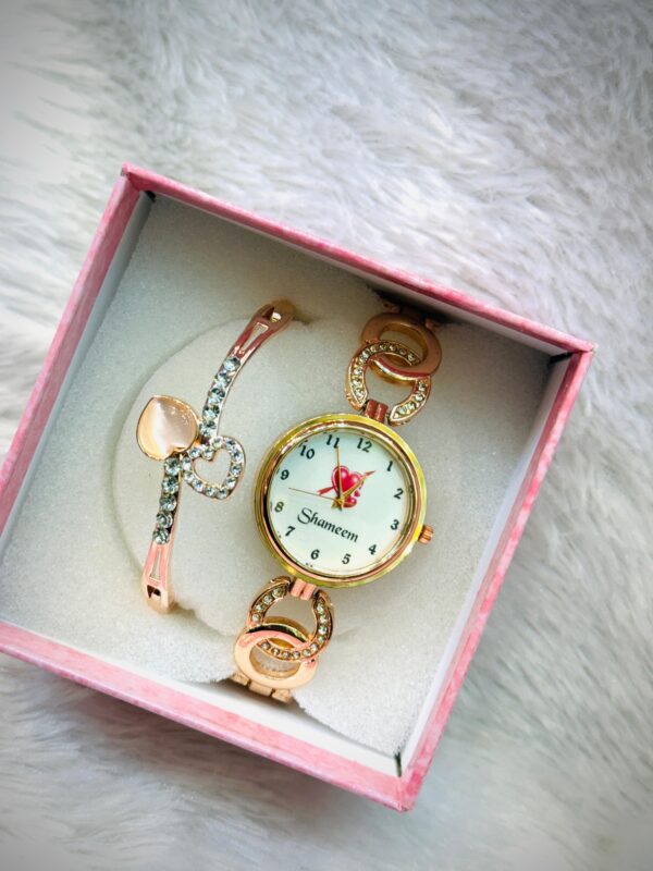 Girl Watch With Bracelet - Image 8